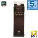 〔エントリーでポイント5倍!〕 ウエシマコーヒー ネルドリップアイスコーヒー 無糖 1000ml 紙パック 12本 (6本入×2 まとめ買い) 上島珈琲 コーヒー アイスコーヒー
