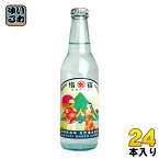 友桝飲料 指宿温泉サイダー 330ml 瓶 24本入 〔炭酸飲料〕