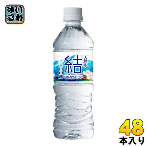 永伸商事 大山山麓天然水 結 ゆいのみず 500ml ペットボトル 48本 24本入 2 まとめ買い ミネラルウォーター 天然水