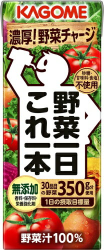 カゴメ 野菜一日これ一本 200ml 紙パック 72本 (24本入×3 まとめ買い) 野菜ジュース