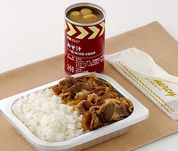 〔ママ割P5倍〕ホリカフーズ レスキューフーズ 一食パック 牛丼みそ汁付き 540g パウチ 12セット入×5まとめ買い〔災害　非常食　備蓄　被災地　長期保存〕