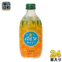 友桝飲料 パインサイダー 300ml 瓶 24本入 〔炭酸飲料〕
