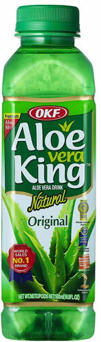 〔エントリーでポイント10倍！〕 OKF アロエベラキング 500ml ペットボトル 40本入 (20本入×2 まとめ買い) Aloe vera King アロエジュース 葉肉入り アロエベラ 2