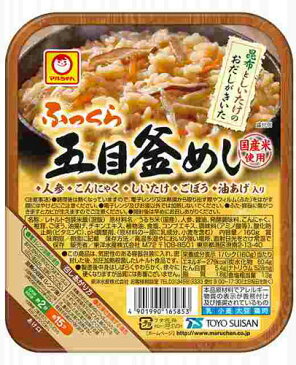 東洋水産 マルちゃん ふっくら五目釜めし 160g 20個 (10個入×2 まとめ買い)〔パックご飯 パックごはん インスタント レンジ 釜飯 まるちゃん〕