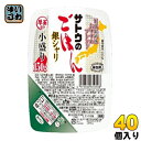 佐藤食品 サトウのごはん銀シャリ 小盛り 150g 40個 (20個入×2 まとめ買い)〔ごはん レトルトご飯 包装米飯 米 さとうのごはん〕