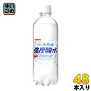 サンガリア 伊賀の天然水 強炭酸水 500ml ペットボトル 48本 (24本入×2 まとめ買い)  ...