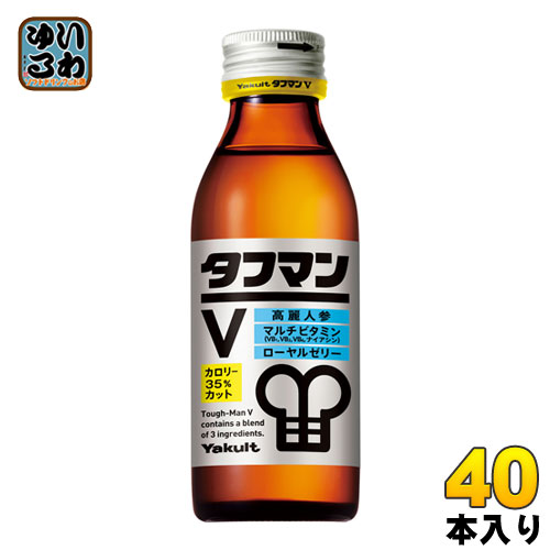 ヤクルト タフマンV 110ml 瓶 40本入 〔栄養ドリンク〕