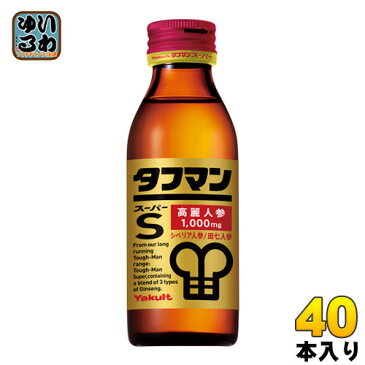 ヤクルト タフマン スーパー 110ml 瓶 40本入 〔栄養ドリンク〕