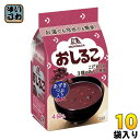 森永製菓 フリーズドライ おしるこ 4食×10袋入 森永製菓 フリーズドライ おしるこ 4食×10袋入