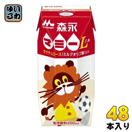 森永乳業 森永マミー L 200ml 紙パック 48本 (24本入×2 まとめ買い)