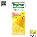 キリン トロピカーナ100 グレープフルーツ 250ml 紙パック 24本入 〔果汁飲料 ジュース〕