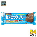 ブルボン セノビックバー ココア味 54本 (9本入×6 まとめ買い) 栄養機能食品 カルシウム ビタミンD 鉄