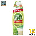 伊藤園 毎日1杯の青汁 すっきりまろやか豆乳ミックス 屋根型キャップ付き 1L 紙パック 12本 ( ...