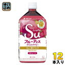 ミツカン フルーティス ざくろラズベリー ストレート 1L ペットボトル 12本 (6本入×2 まとめ買い) 〔酢飲料〕