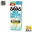 明治 ザバス ミルクプロテイン 脂肪ゼロ バニラ風味 200ml 紙パック 24本入 乳飲料 脂肪0 常温保存可能品