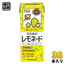 キッコーマン 豆乳飲料 レモネード 200ml 紙パック 36本 (18本入×2 まとめ買い) イソフラボン