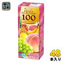 エルビー フルーツセレクション フルーツセブン100 200ml 紙パック 48本 (24本入×2 まとめ買い) フルーツジュース