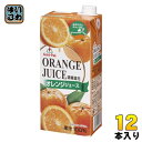 ゴールドパック オレンジジュース 1L 紙パック 12本 (6本入×2 まとめ買い) 果汁飲料 濃縮還元 果汁100％