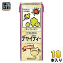 キッコーマン 豆乳飲料 チャイティー 200ml 紙パック 18本入 乳性飲料 健康 大豆