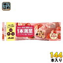 アサヒグループ食品 1本満足バー シリアル苺 144本 (72本入×2 まとめ買い) チョコ 菓子 一本満足