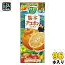 カゴメ 野菜生活100 熊本デコポンミックス 195ml 紙パック 96本 (24本入×4 まとめ買い) 野菜ジュース 果汁ミックス 砂糖不使用