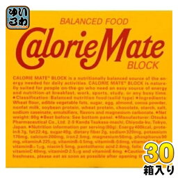 大塚製薬 カロリーメイトブロック チョコレート味 4本入 30個入 バランス栄養食