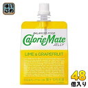 大塚製薬 カロリーメイトゼリー ライム&グレープフルーツ味 215g パウチ 24個入×2 まとめ買い バランス栄養食