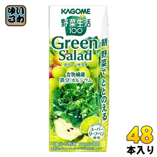 JS ؐ100 O[T_ 200ml pbN 48{ (24{~2 ܂Ƃߔ) ؃W[X Green Salad X[p[[txW 1H̖