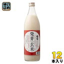 篠崎 国菊 発芽玄米あまざけ 985g 瓶 12本 (6本入×2 まとめ買い) 甘酒 国産米 ノンアルコール 玄米