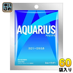 コカ・コーラ アクエリアス 48g ( 1L用 パウダー ) 30袋入×2 まとめ買い スポーツドリンク 水分補給 熱中症対策 粉末