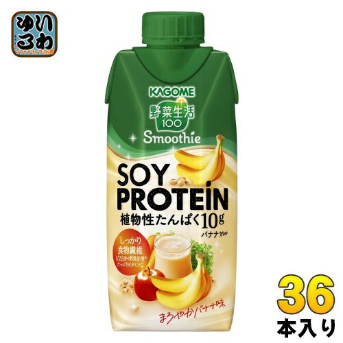  100 ࡼ  ץƥ Хʥʥߥå 330ml ѥå 36 (123 ޤȤ㤤) ڥ塼 Smoothie SOY PROTEIN mix