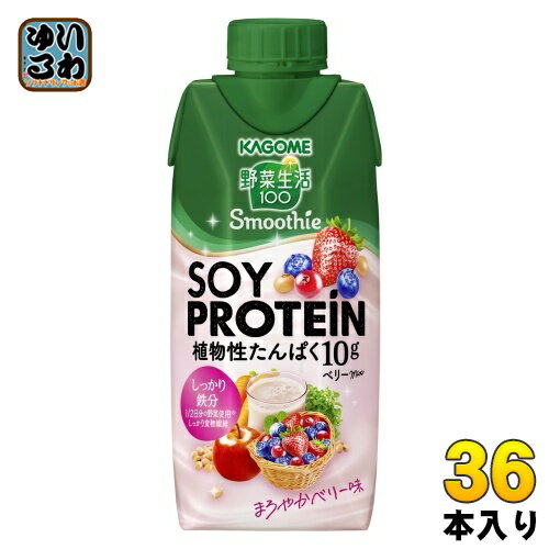  100 ࡼ  ץƥ ٥꡼ߥå 330ml ѥå 36 (123 ޤȤ㤤) ڥ塼 Smoothie SOY PROTEIN mix