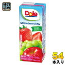 雪印メグミルク Doleストロベリーミックス100% 200ml 紙パック 54本 (18本入×3 まとめ買い) 果実ミックスジュース 濃縮還元(4)