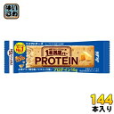 アサヒグループ食品 1本満足バー プロテインベイクドチーズ 144本 (72本入×2 まとめ買い) プロテインバー 一本満足