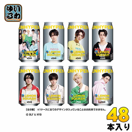 〔11月11日発売〕 ダイドー ミスティオ ENHYPEN (エンハイプン) レモンスカッシュ 350ml 缶 48本 (24本入×2 まとめ買い) 炭酸飲料 全8種類 限定販売のサムネイル