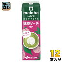 伊藤園 matcha LOVE NEW YORK 抹茶ピーチラテ 240ml 紙パック 12本入 抹茶 ラブ ニューヨーク まっちゃ らぶ ビタミンC