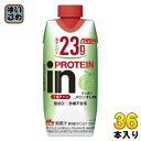森永乳業 in PROTEIN イン プロテイン すっきりメロンオレ風味 330ml 紙パック 36本 (12本入×3 まとめ買い) 乳飲料 プロテインドリンク...