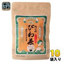 十津川農場 ねじめびわ茶 おひとりさま ティーバッグ 2g×7包入 10袋 (1袋入×10 まとめ買い) お茶 健康茶 ノンカフェイン 無香料 無着色