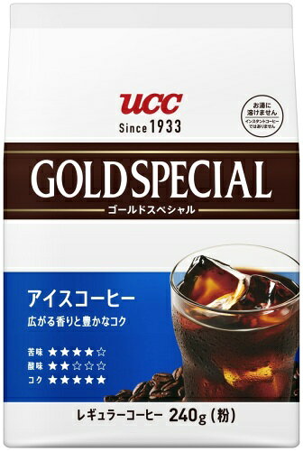 UCC ゴールドスペシャル アイスコーヒー 粉 240g 12袋 (6袋入×2 まとめ買い) コー...