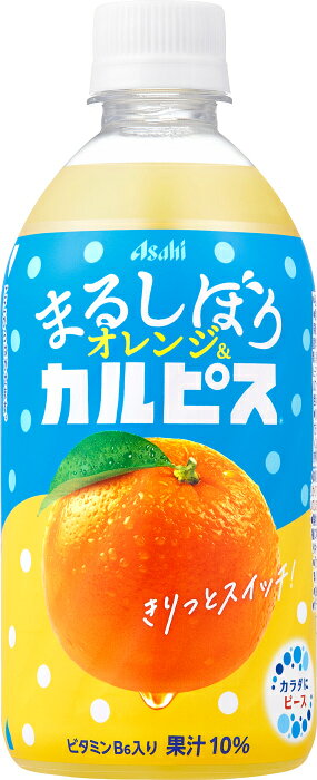 いわゆるソフトドリンクのお店のアサヒ カルピス まるしぼりオレンジ&カルピス 470ml ペットボトル 48本 (24本入×2 まとめ買い) 冷凍可能 乳酸菌飲料 乳性飲料｜アングル2
