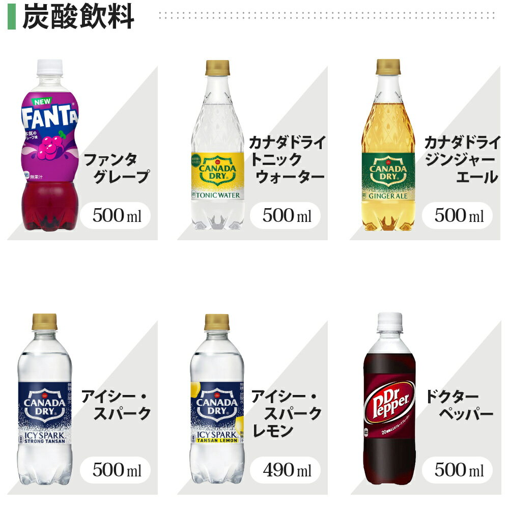 〔ポイント6倍！〕 コカ・コーラ アクエリアス 綾鷹 いろはす 他 500ml ペットボト...