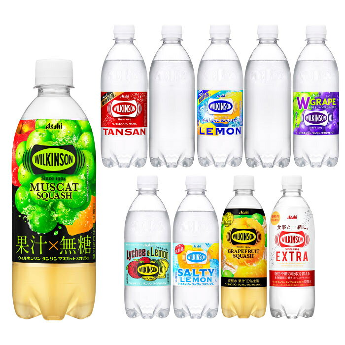 ウィルキンソン タンサン レモン 他 490ml 500ml ペットボトル 選べる 48本 (24本×...