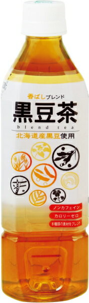 盛田 ハイピース ノンカフェイン 黒豆茶 500ml ペットボトル 24本入 〔お茶〕