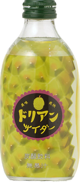 友桝飲料 ドリアンサイダー 300ml 瓶 2...の紹介画像2