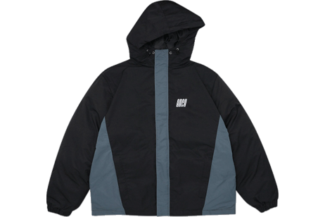 Arch[アーチ] Arch tilt logo insulation jacket / アーチ ティルト ロゴ インスレーション ジャケット【T723-112】（メンズ ユニセックス ウインドブレーカー 黒）