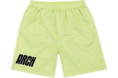 Arch[アーチ] Arch split logo shorts / アーチ スプリット ロゴ ショーツ【B123-134】（Arch アーチ メンズ ユニセックス バスケットボール ショーツ シトロン）