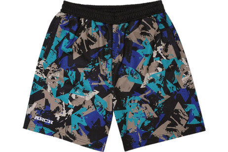 Arch[アーチ] Arch debris shorts / アーチ ディブリー ショーツ【B124-123】（Arch アーチ メンズ ユニセックス バスケットボール ショーツ ブルー）