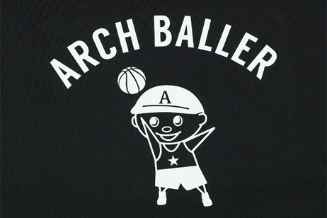 Arch[アーチ] Arch floater tee / アーチ フローター Tシャツ【T124-114】（Arch アーチ メンズ/レディス/ユニセックス バスケットボール Tシャツ ブラック） 3
