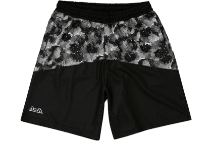 Arch[アーチ] Arch spray camo shorts / アーチ スプレー カモ ショーツ【B121-121】（Arch アーチ メンズ ユニセックス バスケットボール ショーツ ブラック）