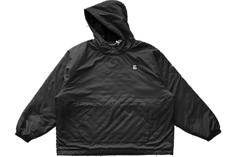 PASS THE ROCK[パスザロック] PUFFER JACKET / パファー ジャケット【PTRJ-1570】（メンズ ユニセックス ウインドブレーカー 黒）